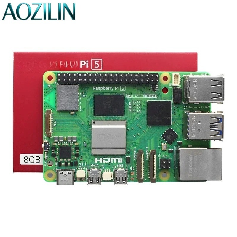 Raspberry Pi 5 8Gb Board - مجموعة لوحة التطوير الرئيسية لـ Raspberry
