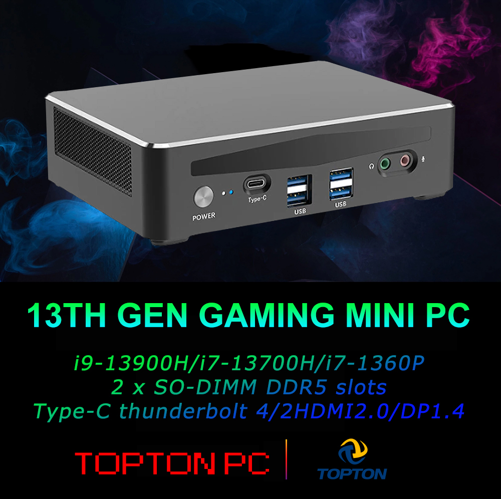 Intel Core I9 13900H Mini Pc - ألعاب كمبيوتر صغير 13th Gen Core