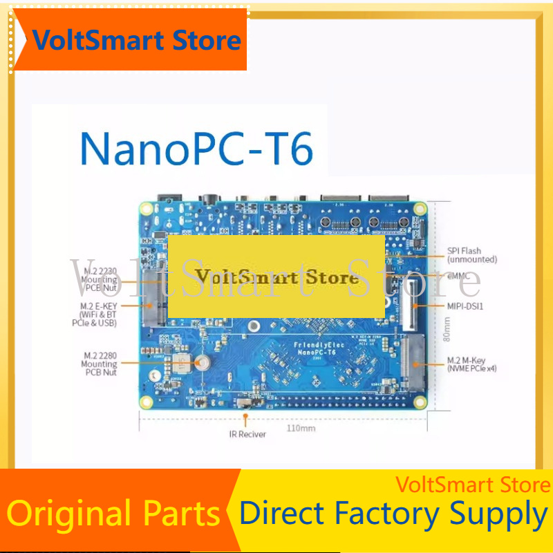 Rockchip Rk3588 Development Board - لوحة تطوير VoltSNanopc T6 - معالج