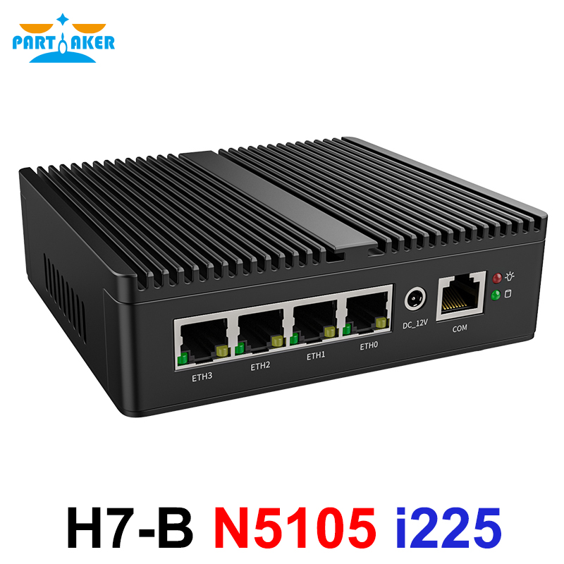 جهاز راوتر صغير Partaker Mini  - مراجعة Pfsense Firewall Router 2.5G 4 I226 وسعره