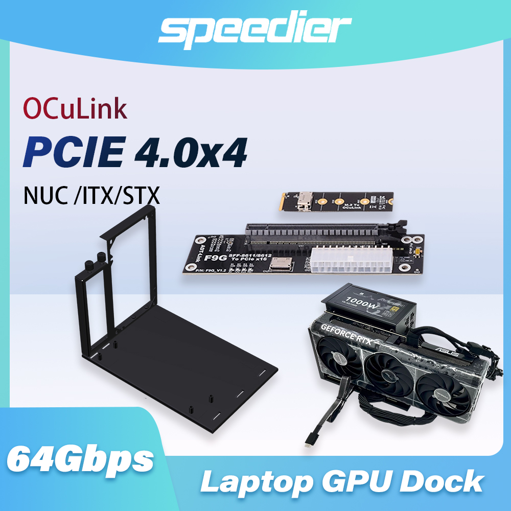 محول F9G 64Gbps OcuLink إلى PC - مراجعة Oculink Egpu Mini Pc وسعره