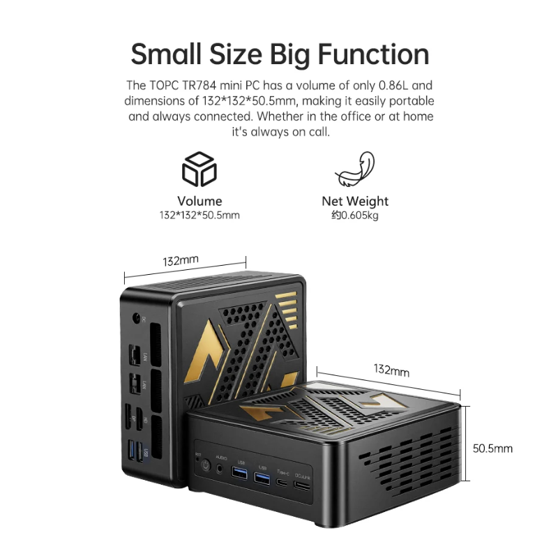 كمبيوتر مصغر TOPC OCuLink مع م - مراجعة Oculink Egpu Mini Pc وسعره