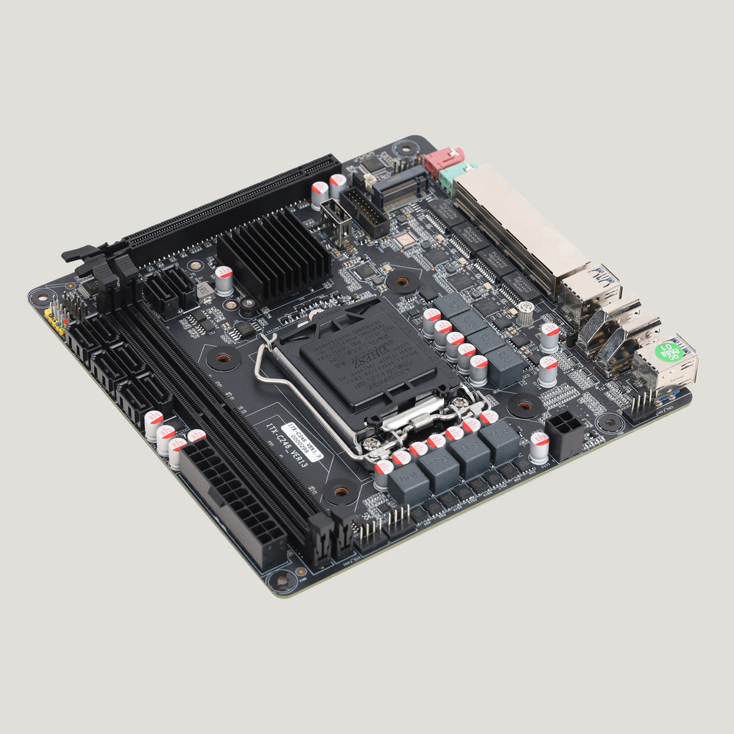 لوحة أم C246 Mini-ITX مع 8 فتح - مراجعة Nas Motherboard 8 Sata Mini Itx وسعره