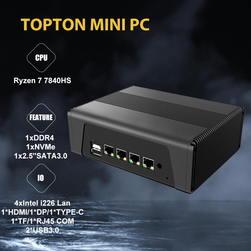 جهاز توجيه صغير ناعم من Super  - مراجعة Amd Ryzen 7 7840Hs Mini Pc وسعره