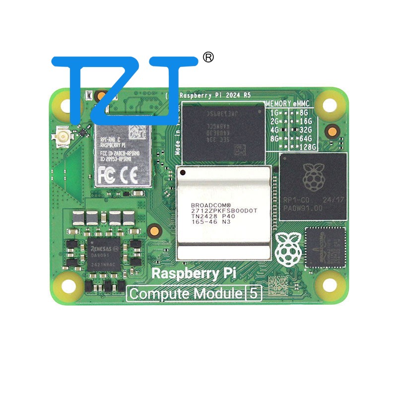 وحدة الحوسبة TZT 5 مع بلوتوث 5 - مراجعة Raspberry Pi 5 8Gb Board وسعره