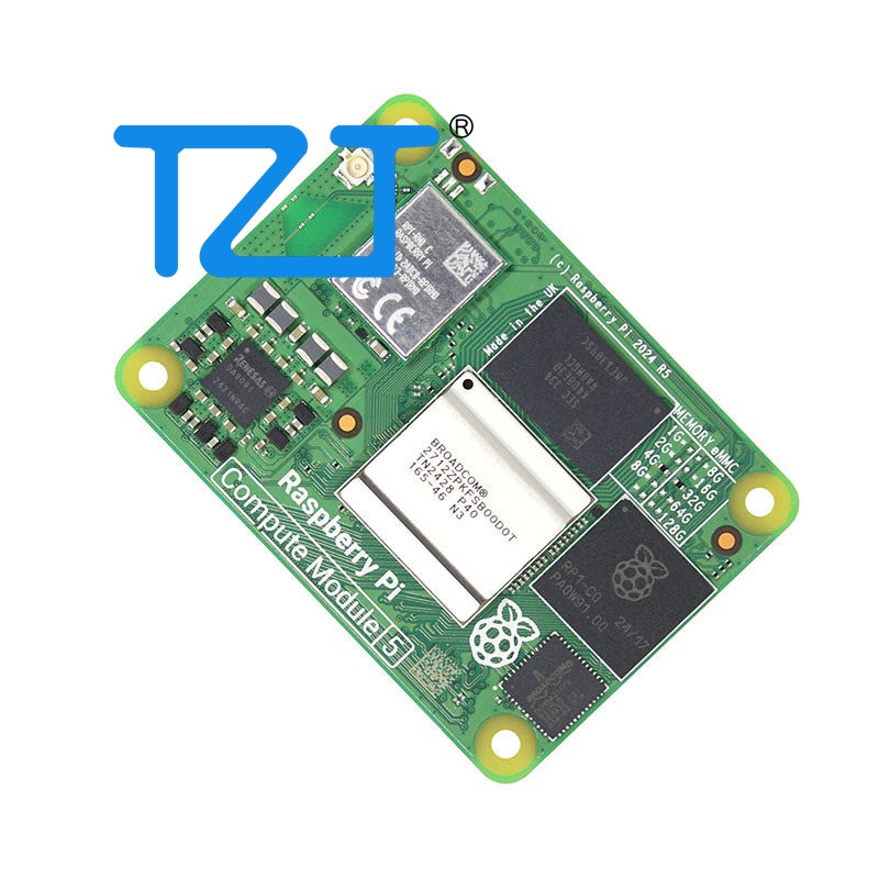 وحدة الحوسبة TZT 5 مع بلوتوث 5 - مراجعة Raspberry Pi 5 8Gb Board وسعره