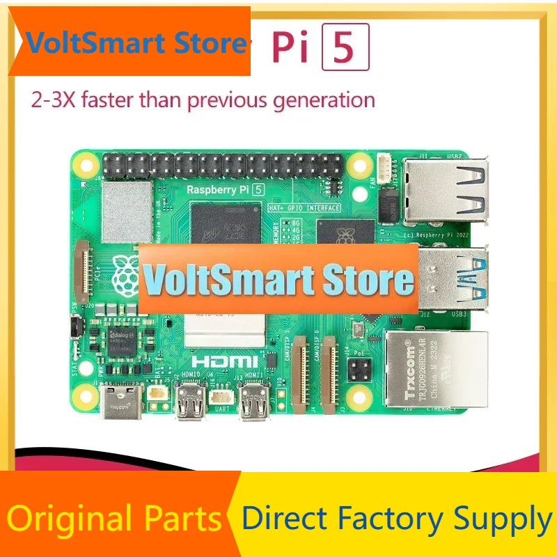 فولتسيفيشال راسبيري باي 5 كورت - مراجعة Raspberry Pi 5 8Gb Board وسعره