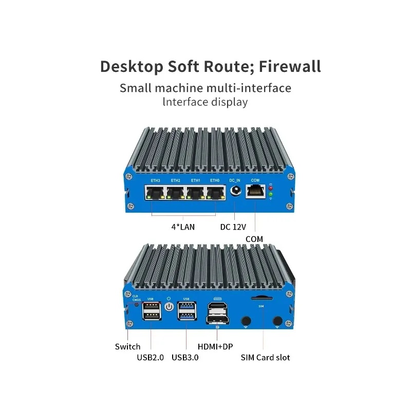جهاز توجيه N100 الأكثر مبيعًا  - مراجعة Pfsense Firewall Router 2.5G 4 I226 وسعره