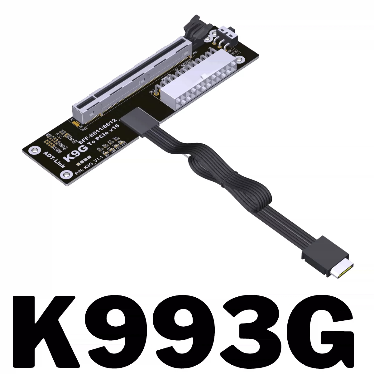 محول K993G-BK7 PCI-E 5.0 x4 إل - مراجعة Oculink Egpu Mini Pc وسعره