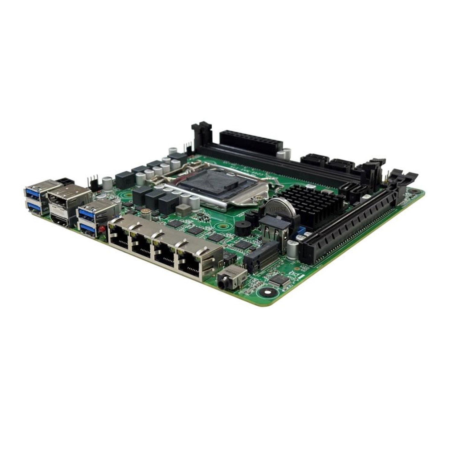 لوحة أم C246 NAS مع 8 منافذ SA - مراجعة Nas Motherboard 8 Sata Mini Itx وسعره