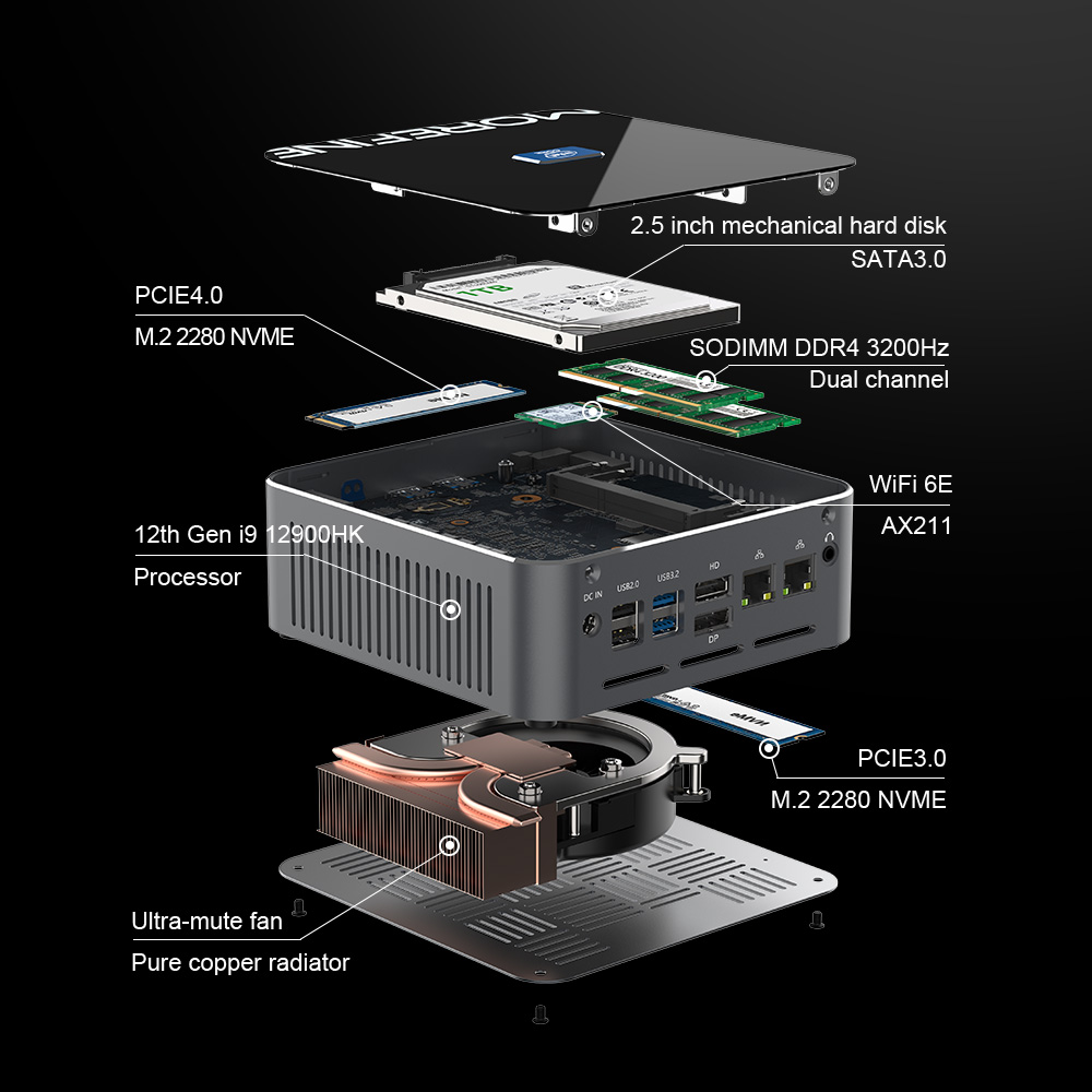 2025 كمبيوتر صغير i9-13900H i9 - مراجعة Intel Core I9 13900H Mini Pc وسعره