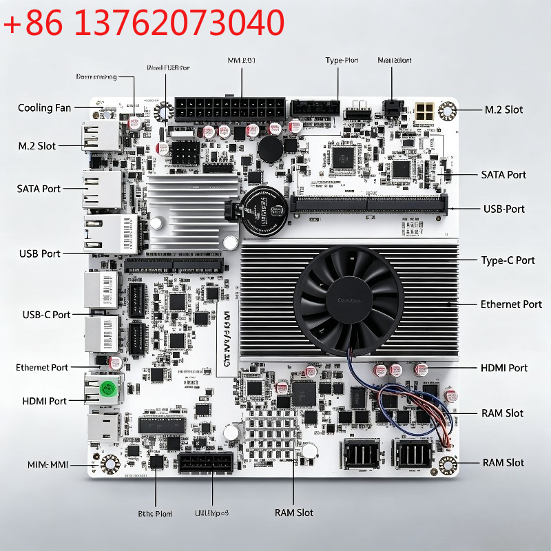 لوحة أم Mini ITX NAS مع معالج  - مراجعة Nas Motherboard 8 Sata Mini Itx وسعره