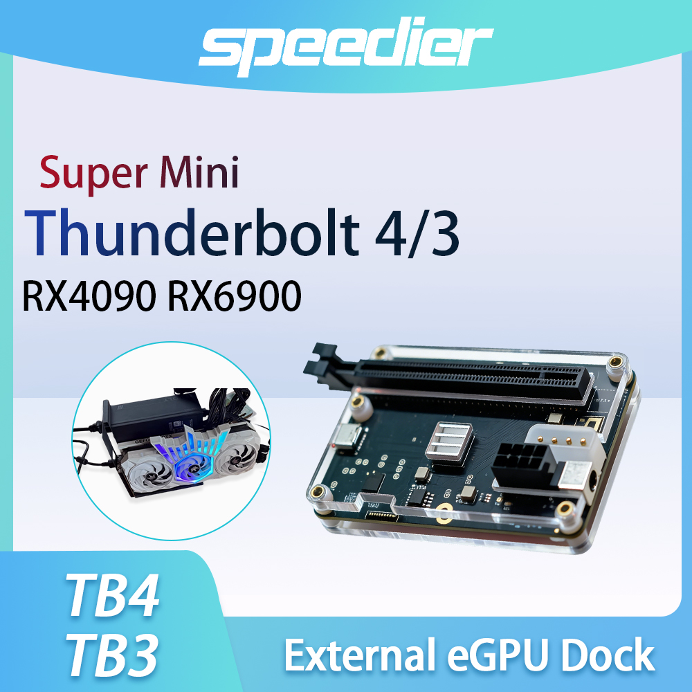محطة إرساء بطاقة الرسومات الخا - مراجعة Thunderbolt 4 Egpu Dock Mini Pc وسعره