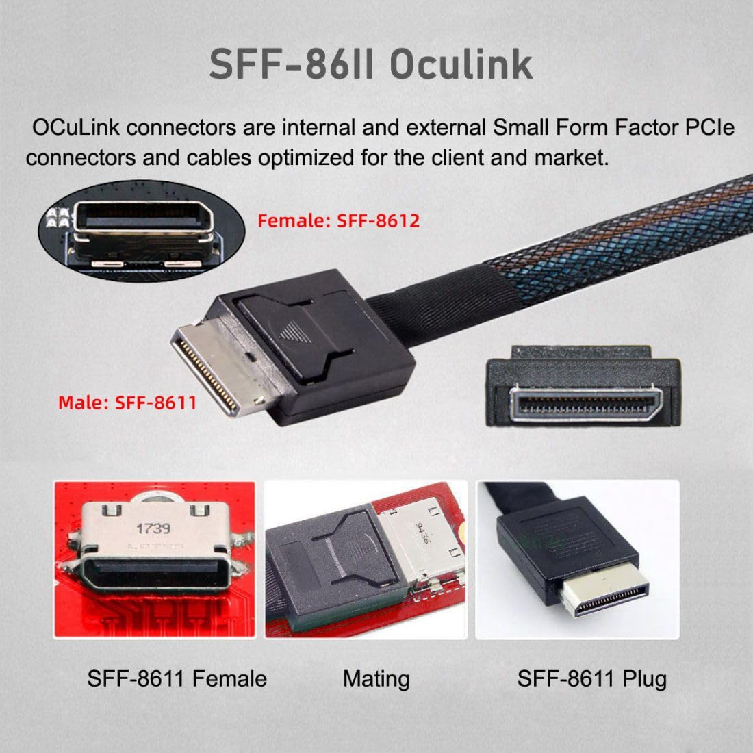 كابل JonISerl Oculink PCIe 4.0 - مراجعة Oculink Egpu Mini Pc وسعره