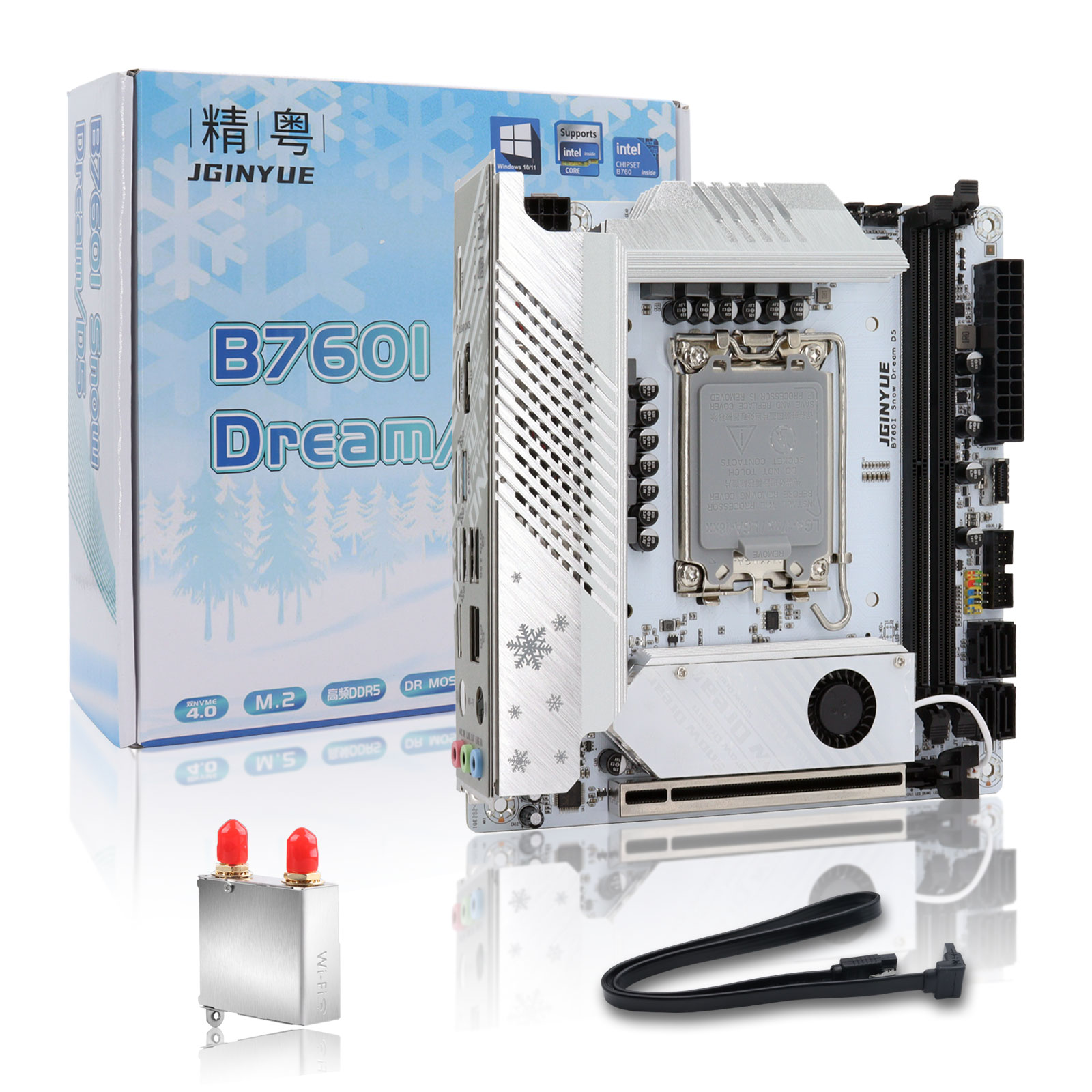 لوحة أم JGINYUE B760 Mini ITX  - مراجعة Lga1700 Itx Motherboard Ddr5 وسعره