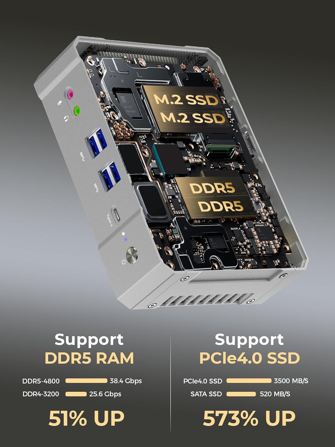 Yohirs 13th Gen i9 13900H i7 1 - مراجعة Intel Core I9 13900H Mini Pc وسعره